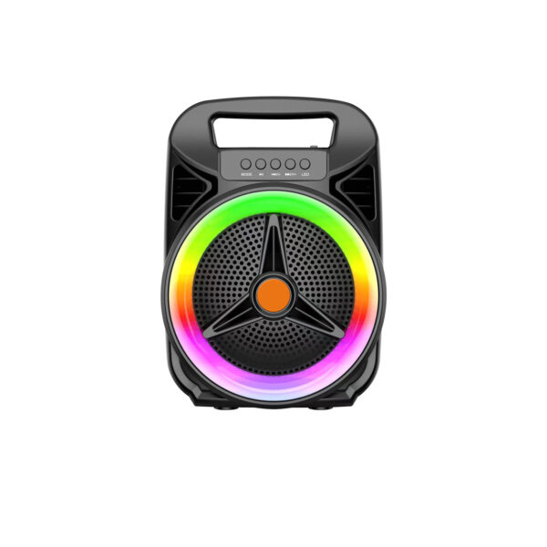 LY-0604 portable 6.5″ bluetooth speaker with circle light