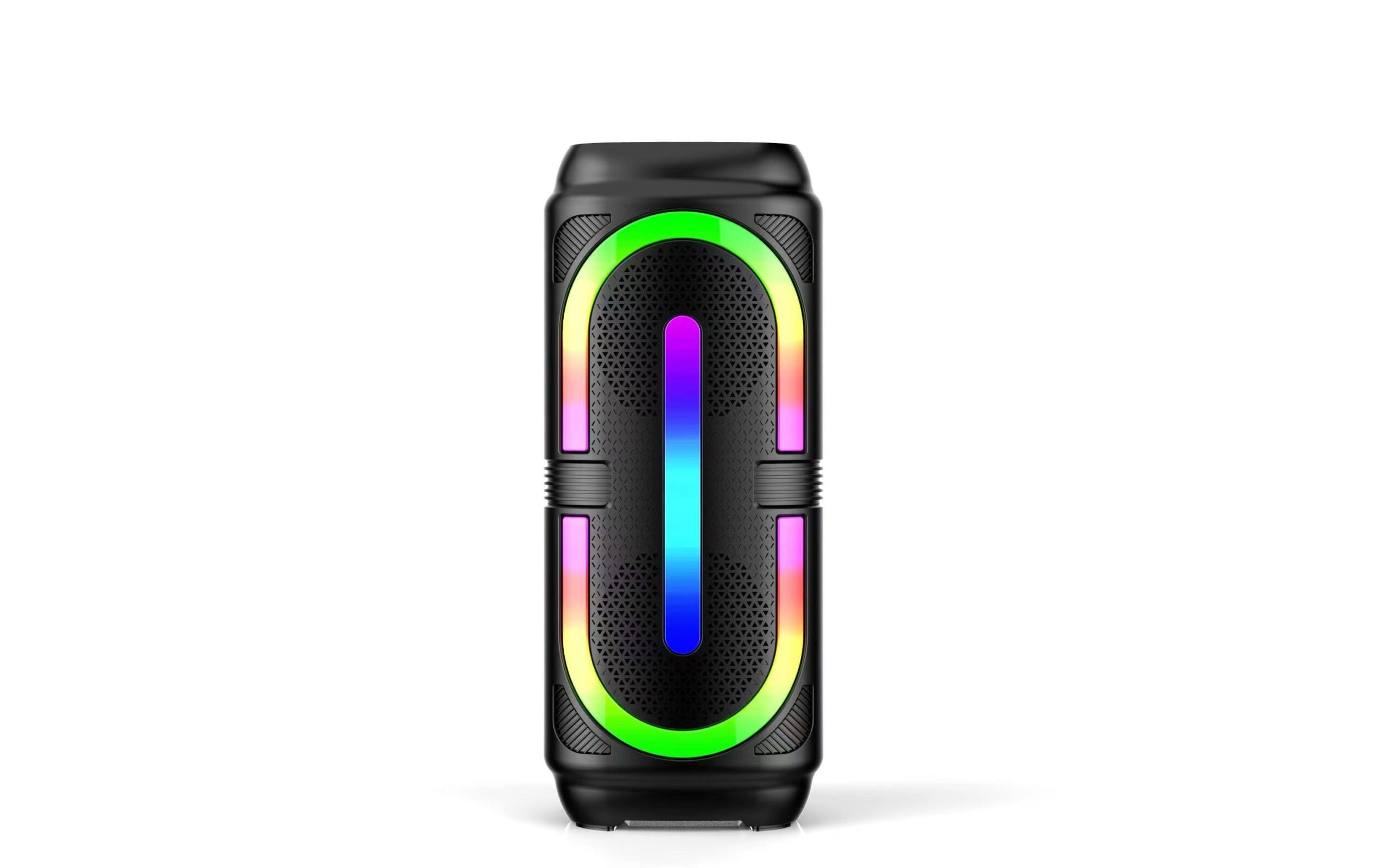 LY-4404 dual 4″ portable bluetooth party speaker with flame light