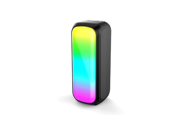LY-4413 dual 4″ portable bluetooth speaker with flame light - Image 3
