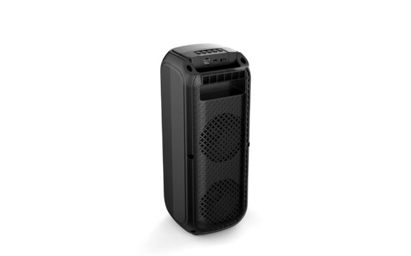 LY-4413 dual 4″ portable bluetooth speaker with flame light - Image 2