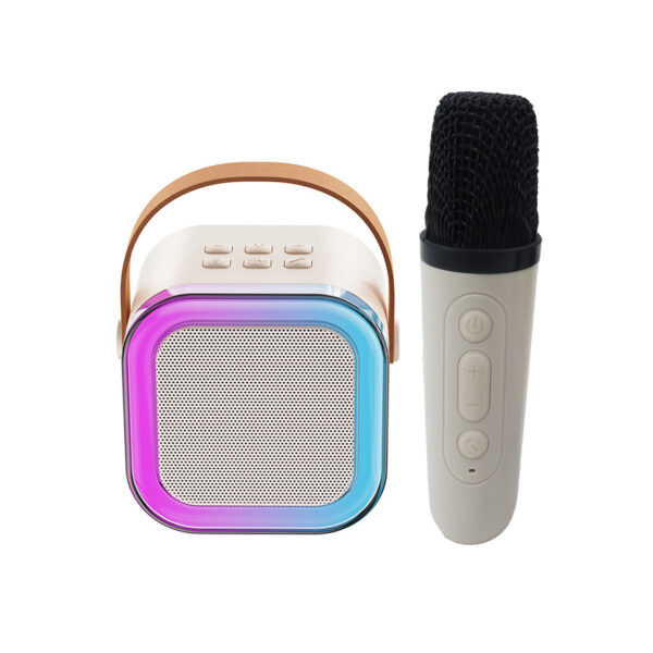 K12 portable bluetooth karaoke speaker with wireless microphone